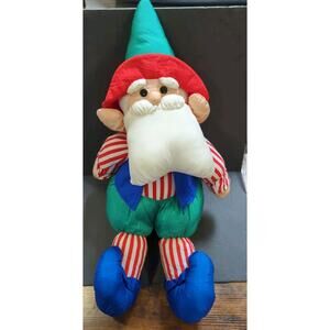 Tb Trading Co Nylon/Parachute Elf Christmas Plush 28" Stuffed Puffy Toy Age 3+